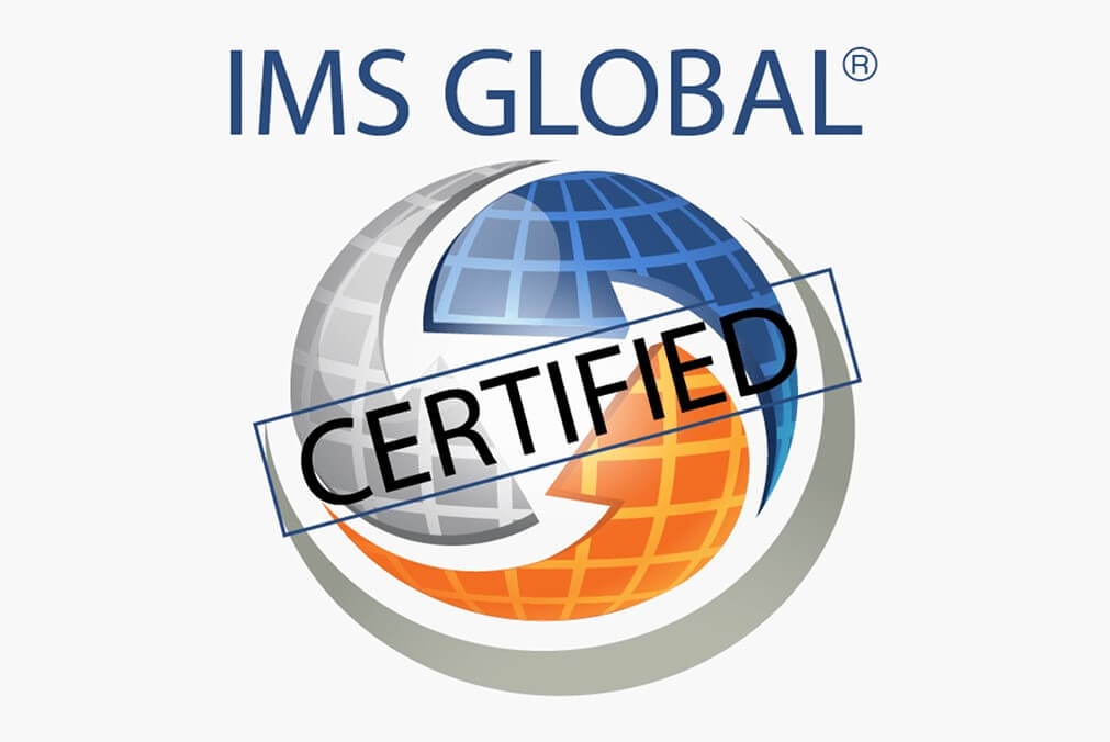 IMS Global logo with "Certified" stamped across the center. 