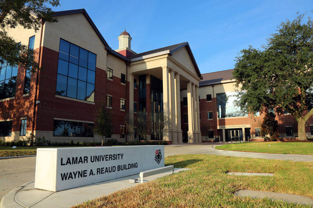 Lamar University campus building.