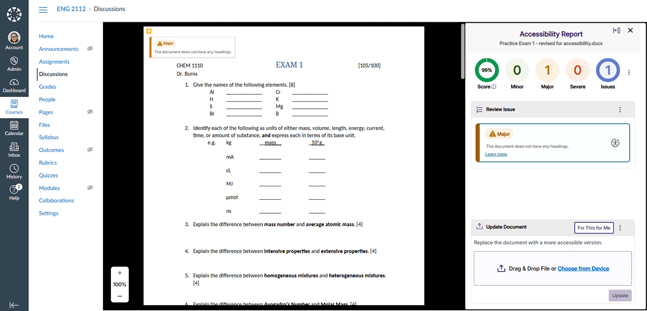 Fix Accessibility Issues Without Leaving the LMS