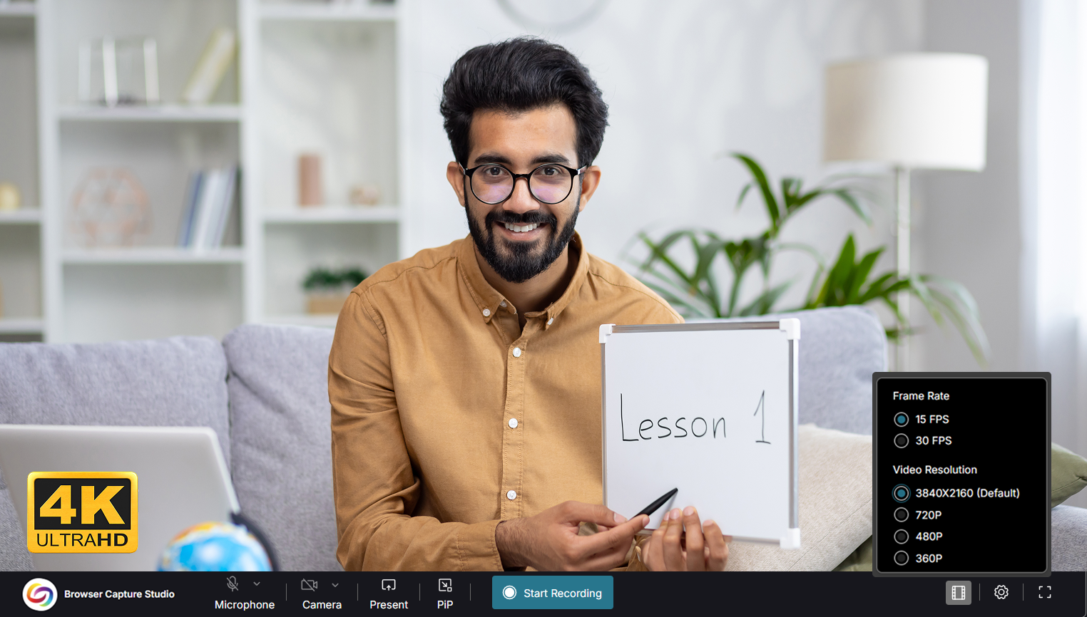 4K Browser Capture