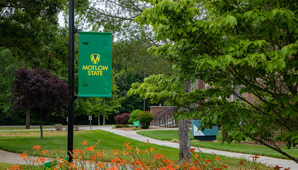 Motlow State Community College front view.