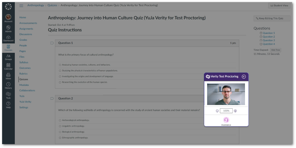 The Verity Recording Panel. 