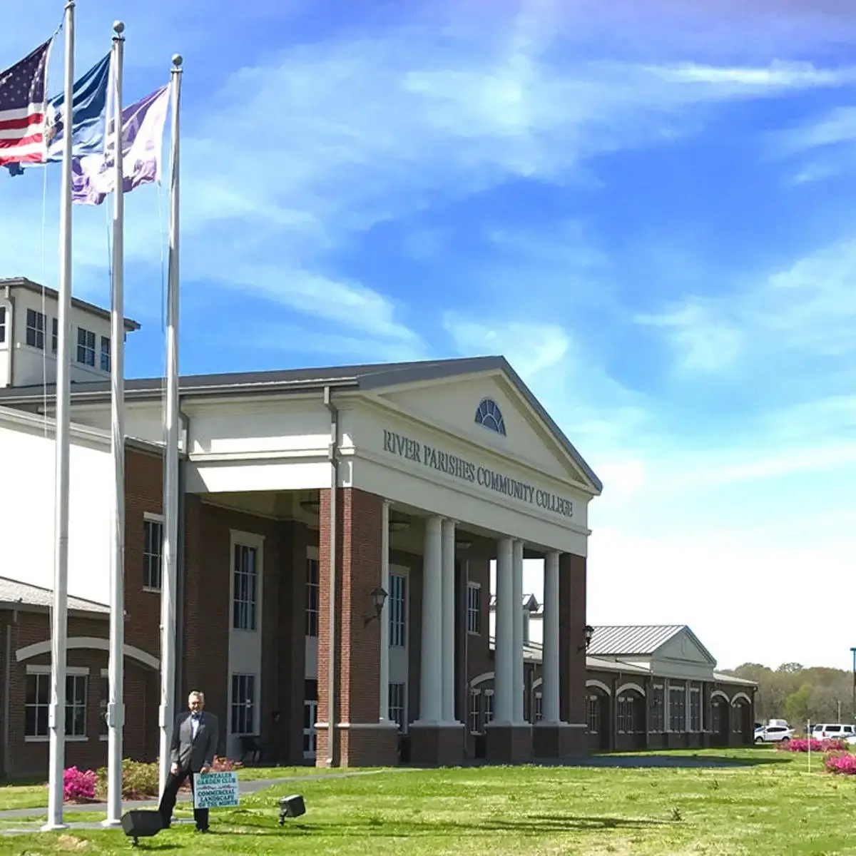 River Parishes Community College building.