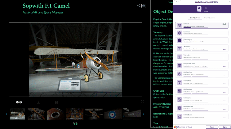GIF showing student self-service             
