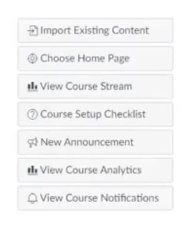 pop up of options
