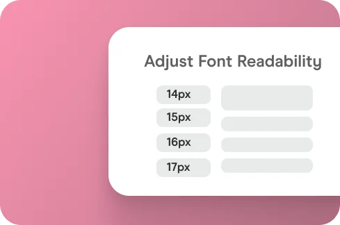 Font Improvements Icon.