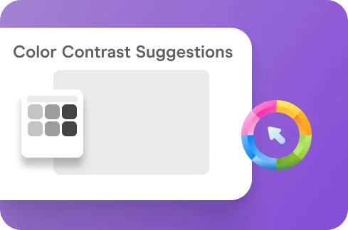 Color Contrast Suggestions Icon.