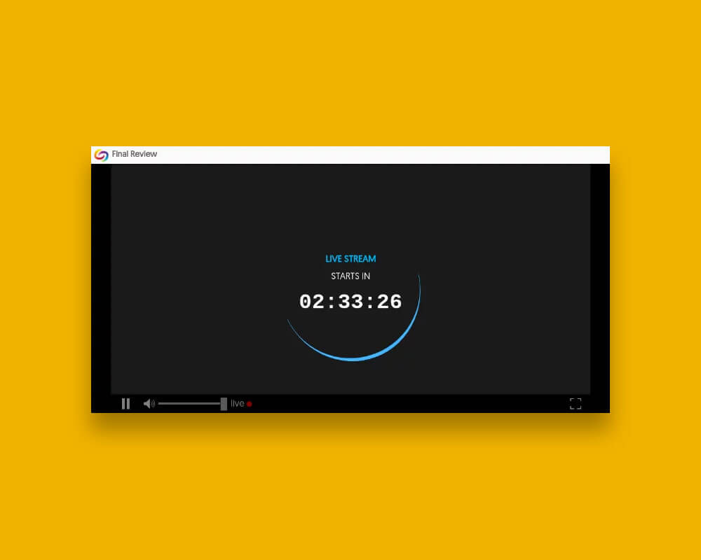 High-Quality Live Streaming