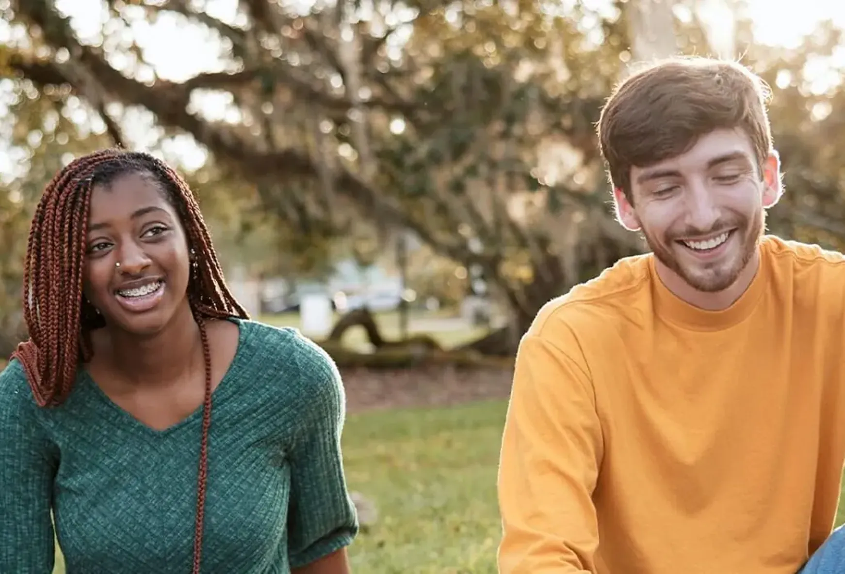 Southeastern Louisiana University students smiling.