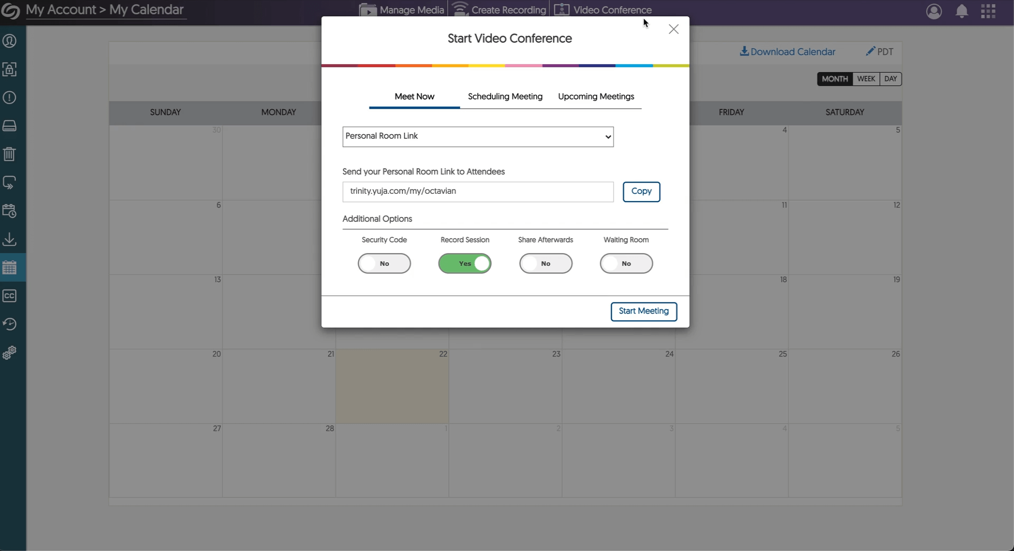 Manage Individual Video Breakout Rooms