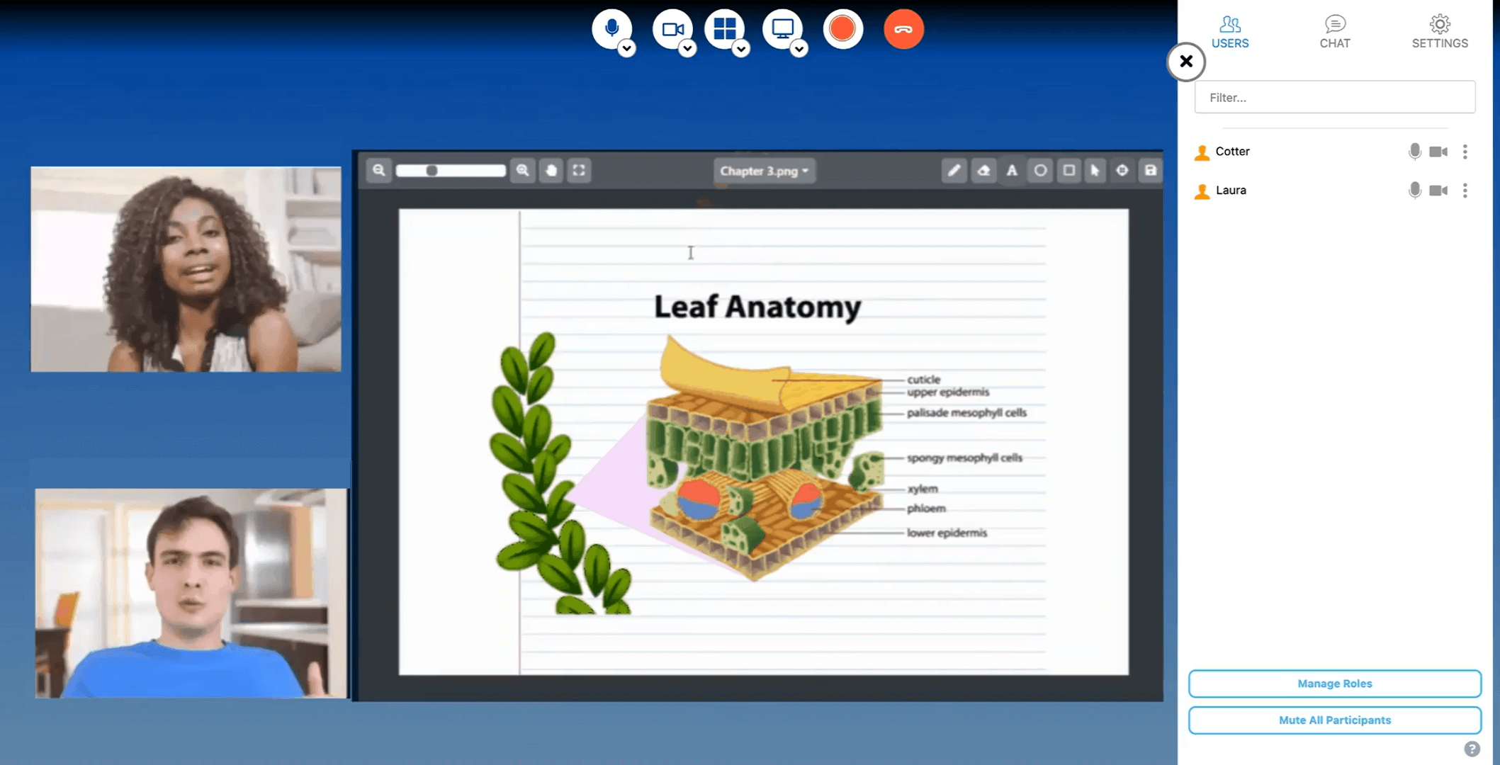 Video classroom for learning and collaboration