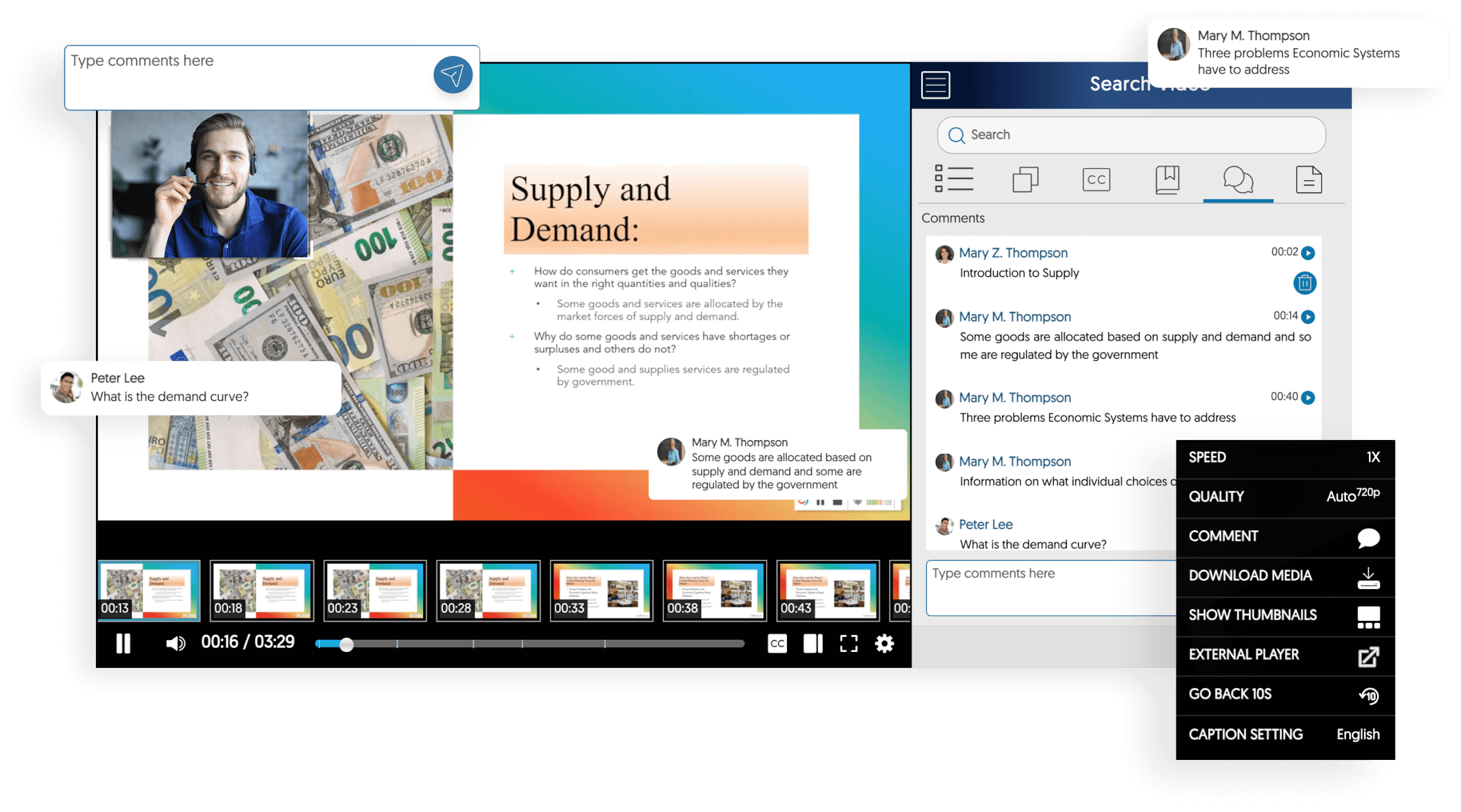 Turn Passive Video into a Conversation