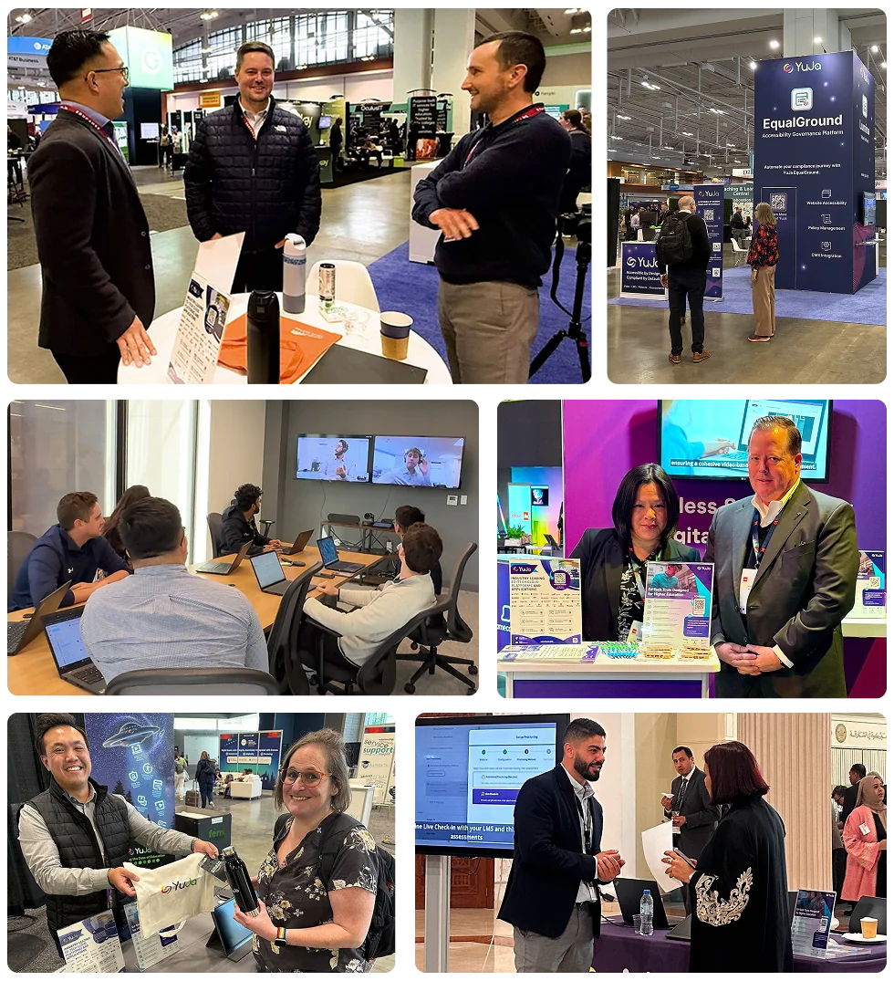 YuJa employees at work