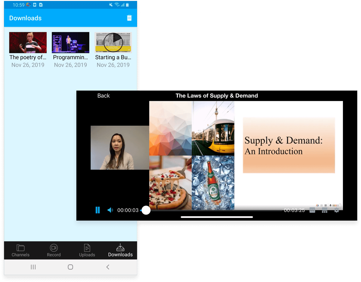 Downloadable Media for Offline Viewing