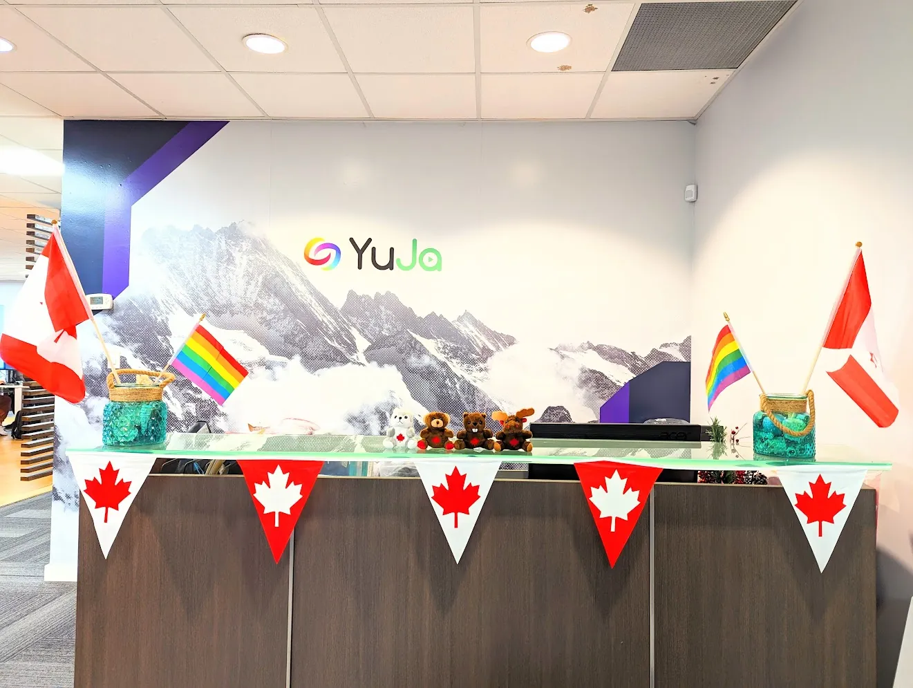 Photo of YuJa's office.